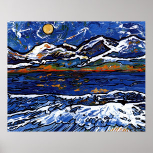 Póster Montañas olímpicas