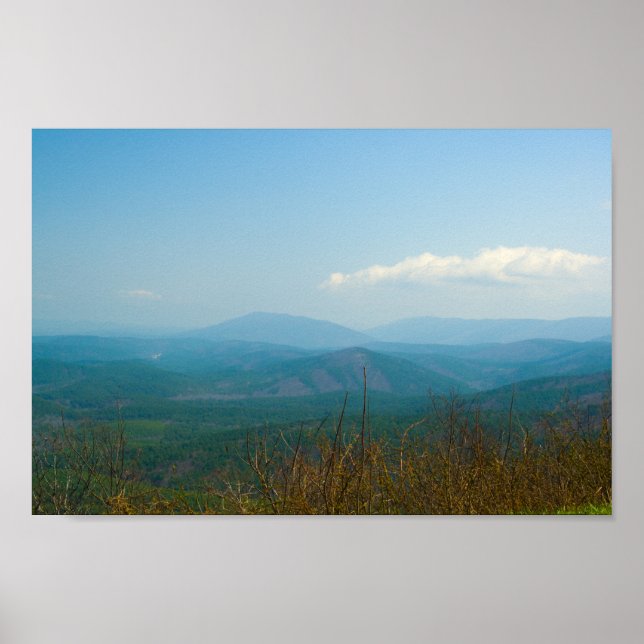 Póster Montañas Ouachita, Oklahoma (Frente)