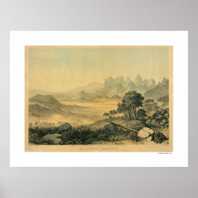 Póster Montañas, Poster Utah (Frente)