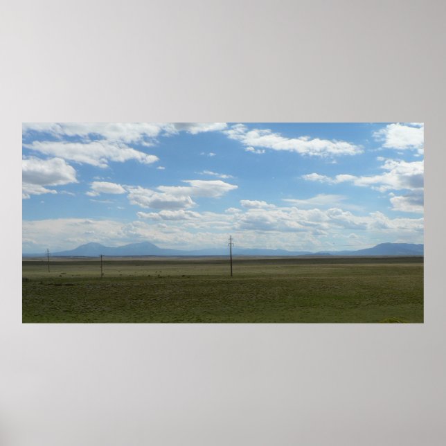 Póster Montañas Rocosas, Colorado (Frente)