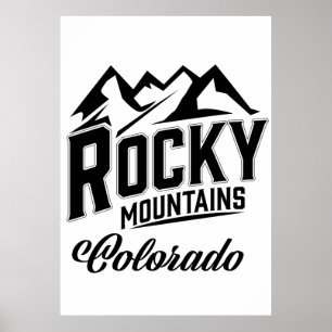 Póster Montañas Rocosas Colorado