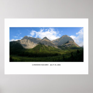 Póster Montañas rocosas de Canadá
