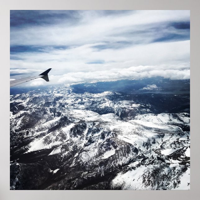 Póster Montañas Rocosas de Colorado (Frente)