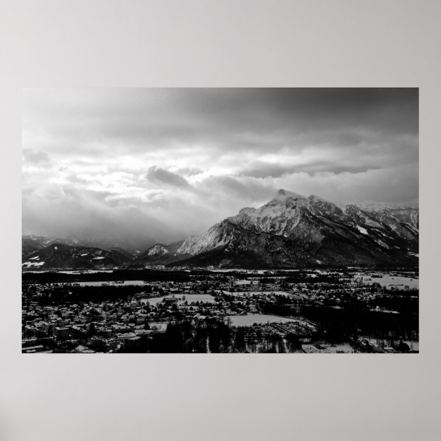 Póster Montañas Salzburgo (Frente)
