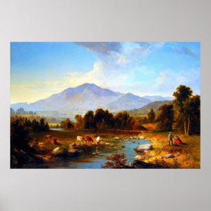 Póster Montañas Shandaken de alto punto Asher Brown Duran