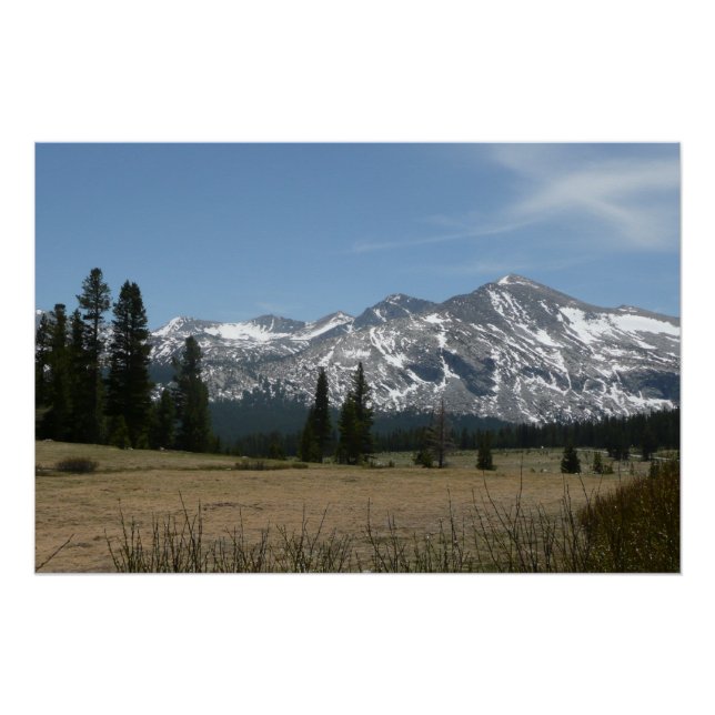 Póster Montañas Sierra Nevada I desde Yosemite (Anverso)