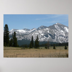 Póster Montañas Sierra Nevada I desde Yosemite