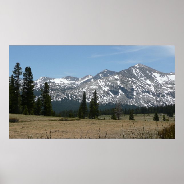 Póster Montañas Sierra Nevada I desde Yosemite (Frente)