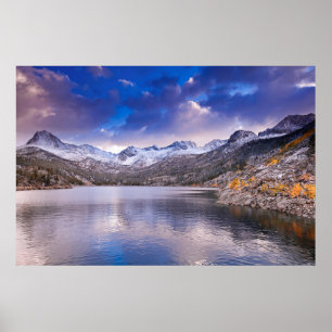 Póster Montañas Sierra Nevada, Otoño, CA