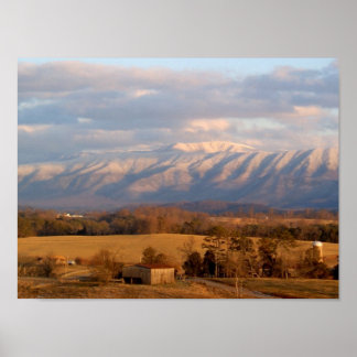 Póster Montañas Smokey, Tennessee