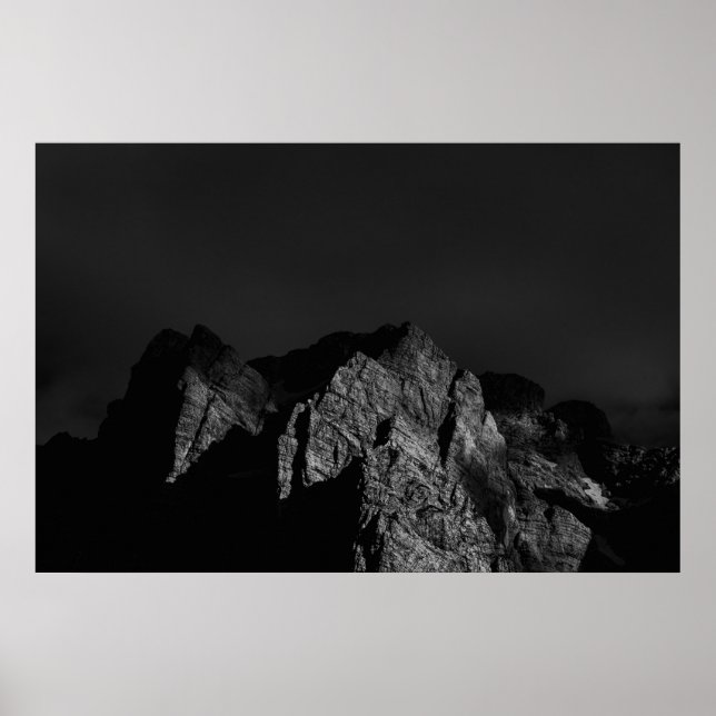 Póster Montañas soleadas (Frente)