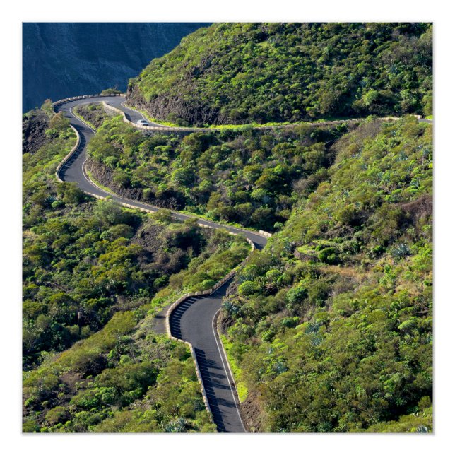 Póster Montañas Teno (Anverso)