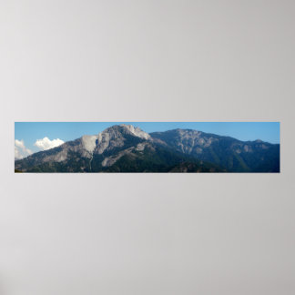 Póster Montañas, vistas al parque nacional de Sequoia