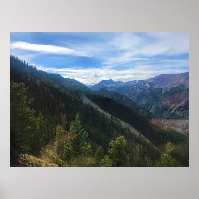 Póster Montañas Wallowa, OR (Frente)