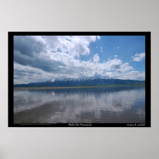 Póster Montañas Wellsville