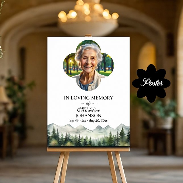 Póster Montañas y Árboles Celebración del funeral de la v (Subido por el creador)