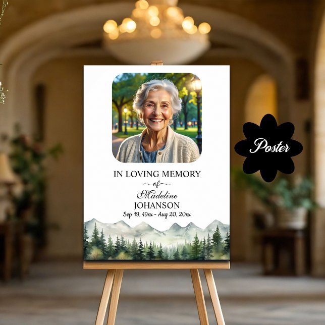 Póster Montañas y Árboles Celebración del funeral de la v (Subido por el creador)