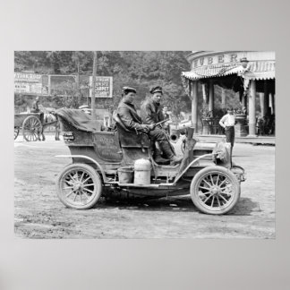 Póster Montañero REO regresa a Nueva York 1905