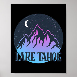 Póster Montañismo de snowboard de esquí al aire libre Lak