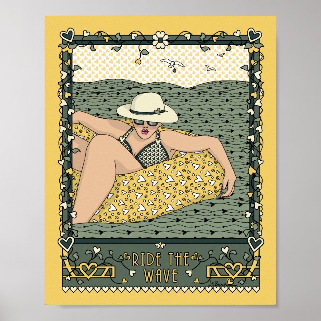 Póster Montar El Poster Wave_C_8x10 (Frente)