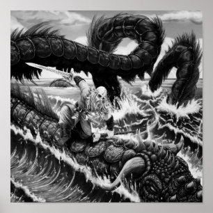Póster Montar el Wyrm