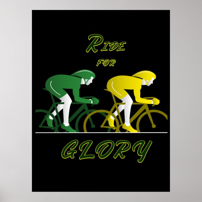 Póster Montar Por la Gloria (Frente)