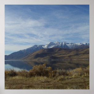 Póster Montar Timpanogos y renar de creek... - Personaliz