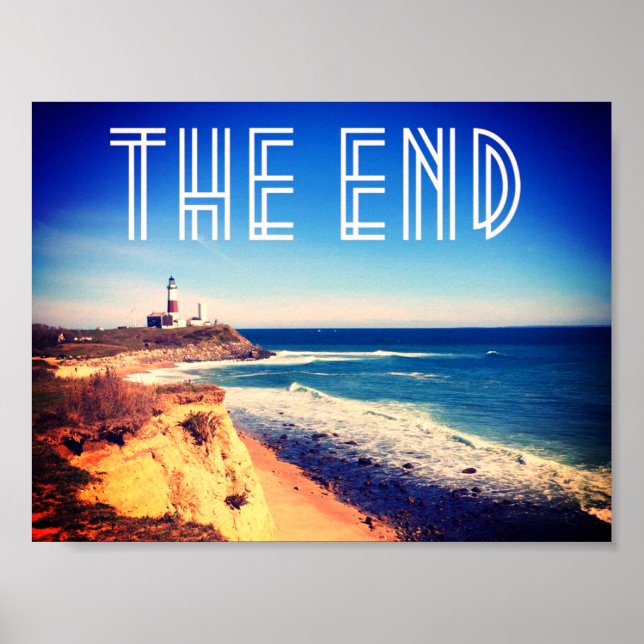 Póster montauk poster (Frente)