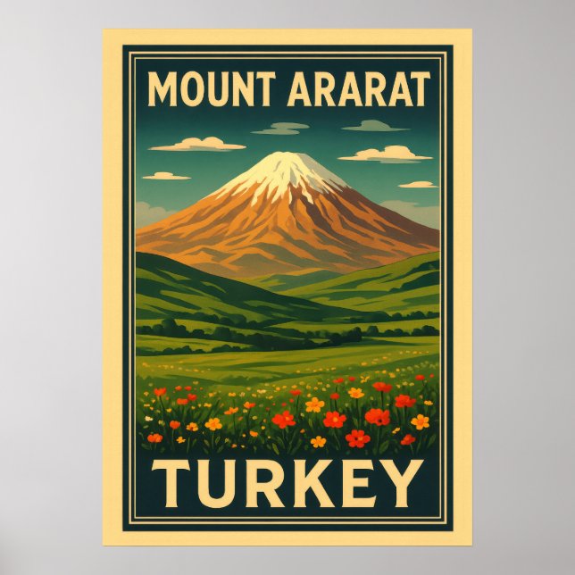 Póster Monte Ararat Turquía V01 (Frente)