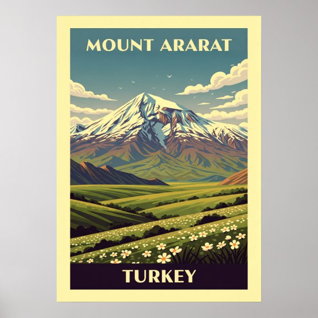 Póster Monte Ararat Turquía V02 (Frente)