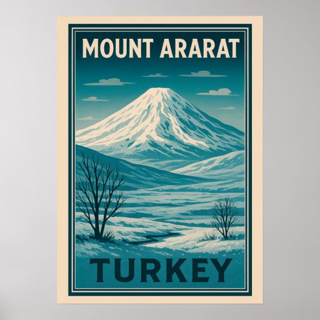 Póster Monte Ararat Turquía V04 (Frente)