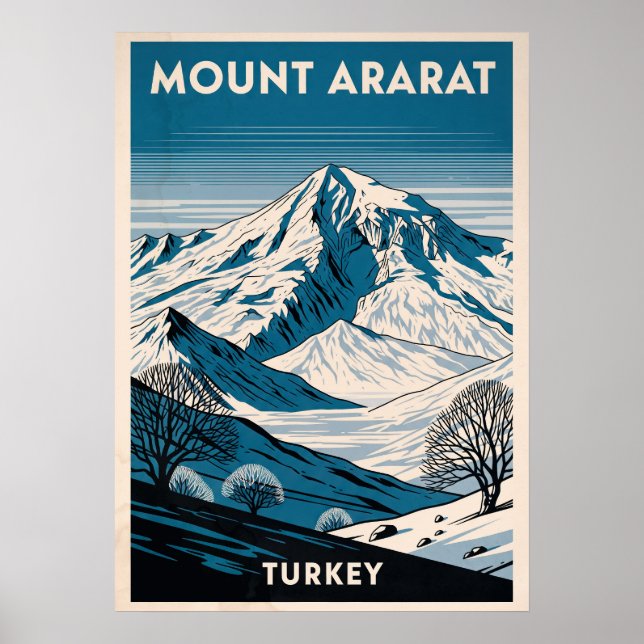 Póster Monte Ararat Turquía V05 (Frente)