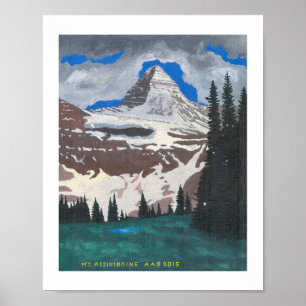 Póster Monte Assiniboine