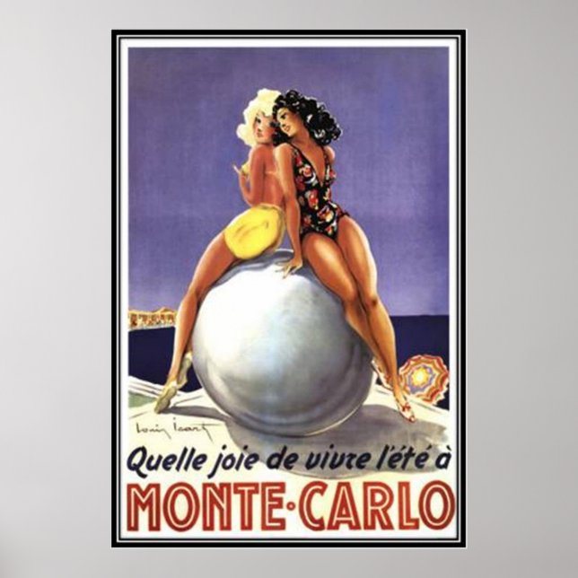 Póster Monte-Carlo, Mónaco - (Frente)