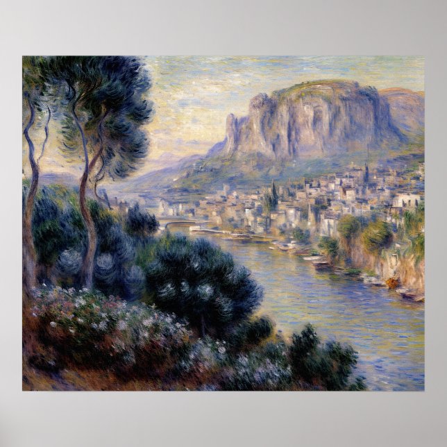 Póster Monte Carlo visto desde Roquebrune (Frente)