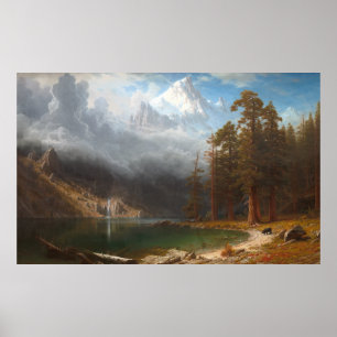 Póster Monte Corcoran por Albert Bierstadt