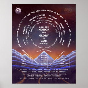 Póster Monte de la perfección - 24 x 30