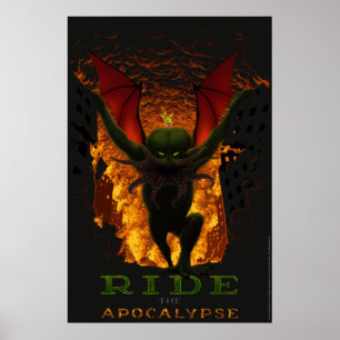 Póster Monte el poster de la apocalipsis