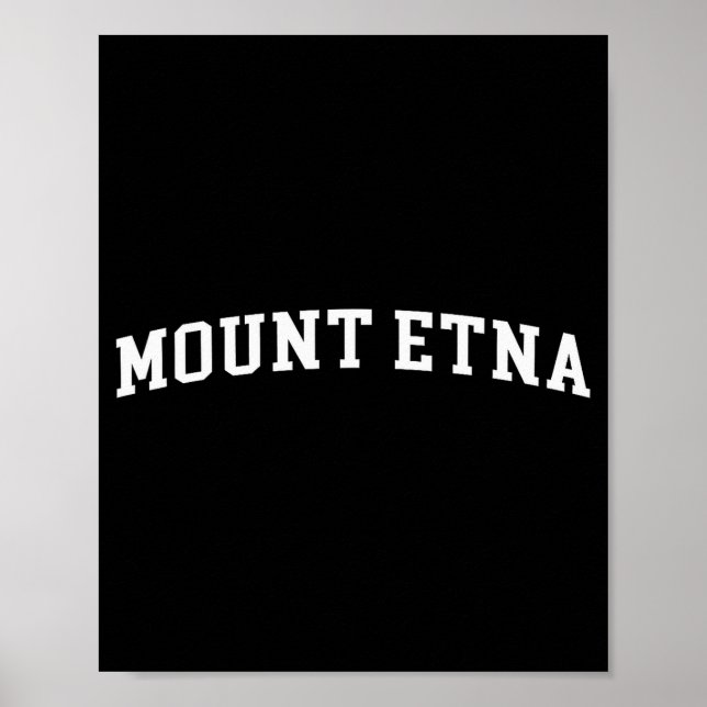 Póster Monte Etna  (Frente)