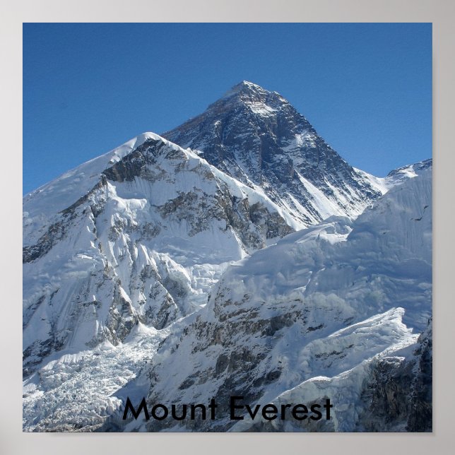 Póster Monte Everest #1 (Frente)