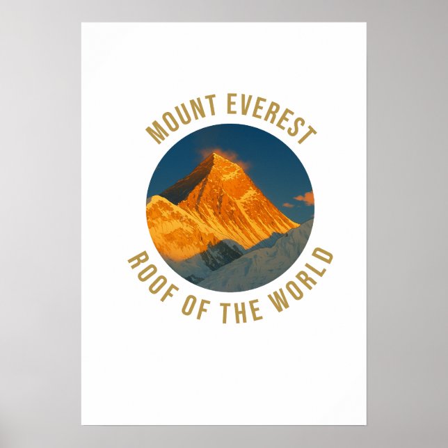 Póster Monte Everest Sagarmatha (Frente)