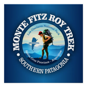 Póster Monte Fitz Roy Trek (C)