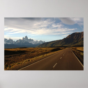 Póster Monte Fitz Roy Y Monte Cerro Torre