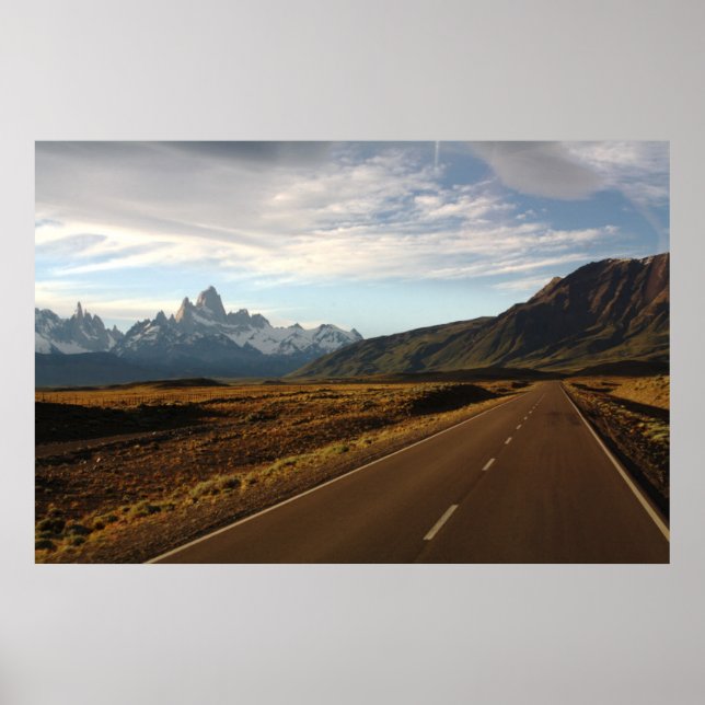 Póster Monte Fitz Roy Y Monte Cerro Torre (Frente)