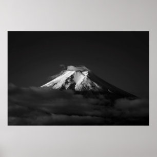 Póster Monte Fuji de Fujiyoshida
