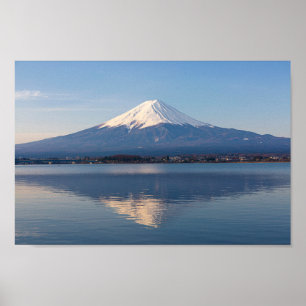 Póster Monte Fuji en japón