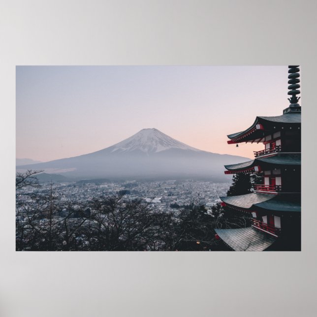 Póster Monte Fuji, Japón (Frente)
