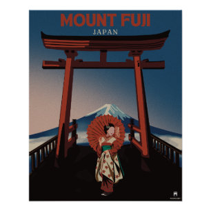 Póster Monte Fuji Japón