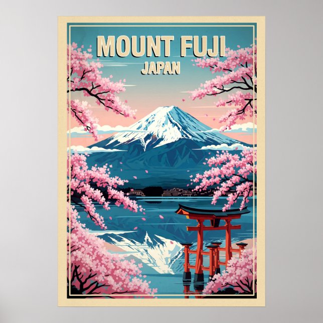 Póster Monte Fuji Japón V03 (Frente)