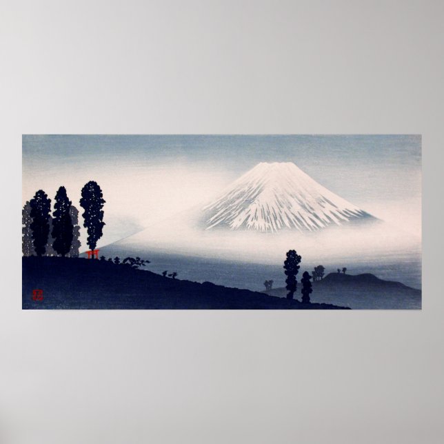 Póster Monte Fuji por Hiroaki Takahashi (Frente)